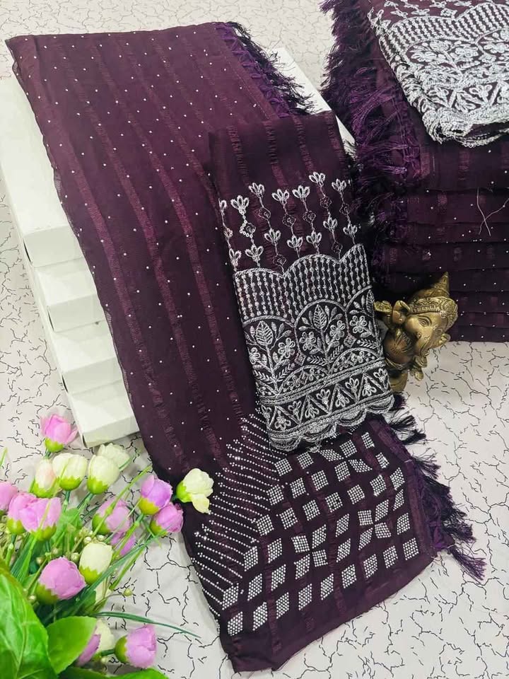 Georgette saree for sale