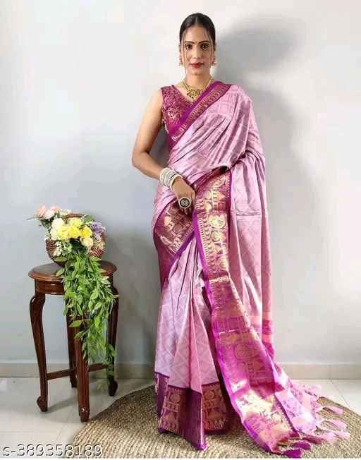 Kashvi Fashionable Cotton Silk Sarees