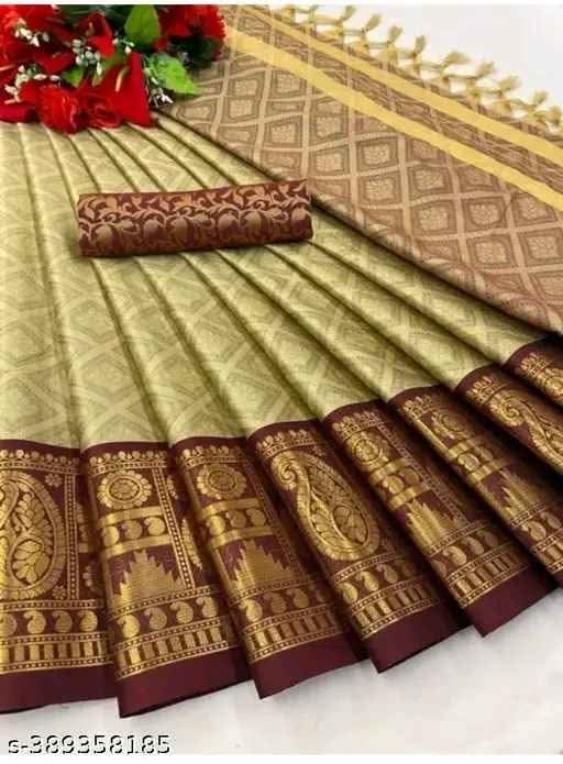 Kashvi Fashionable Cotton Silk Sarees