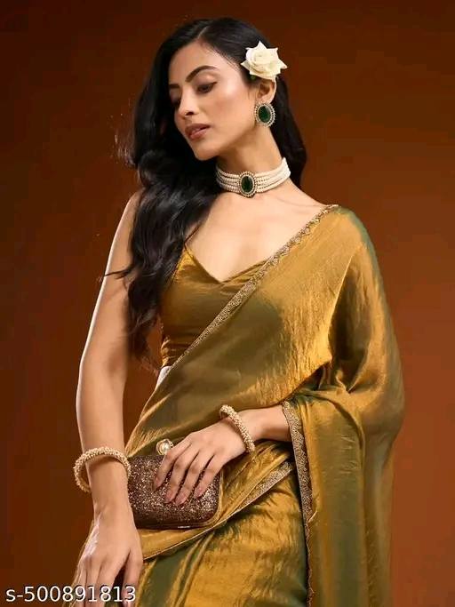Banita Voguish Twill Net Sarees