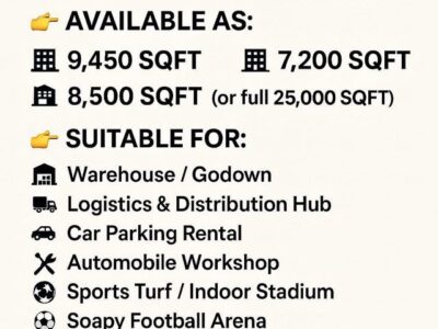 Big commercial space for rent