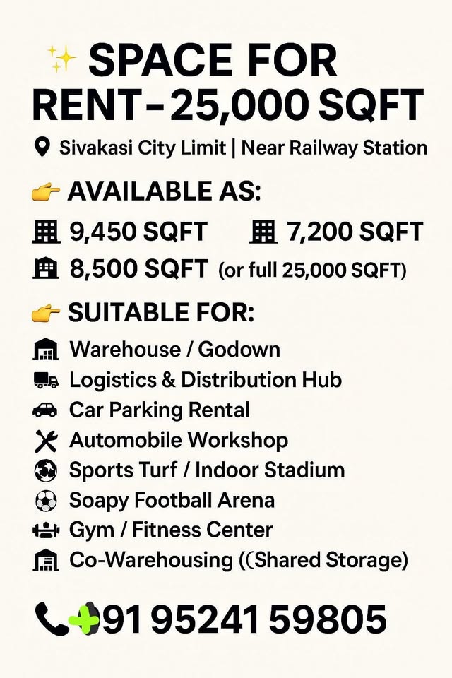 Big commercial space for rent
