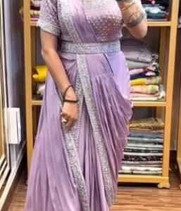 Heavy chinon lehenga