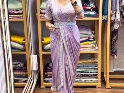 Heavy chinon lehenga