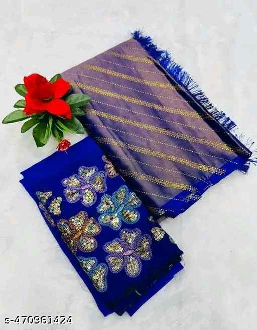 Ready To Wear Brasso Silk Saree