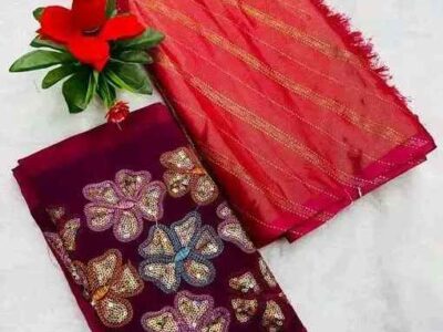 Ready To Wear Brasso Silk Saree