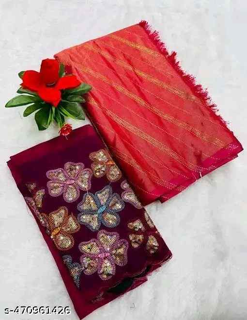 Ready To Wear Brasso Silk Saree