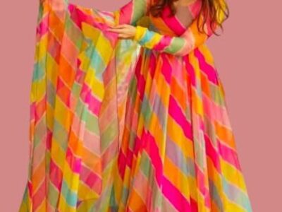 Attractive Anarkali gown