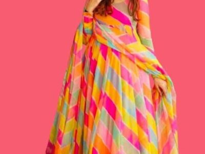 Attractive Anarkali gown