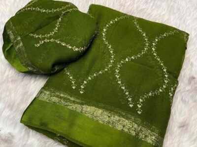 Viscose Georgette saree