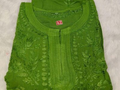 Rayon chikankari kurtis Rs1200/-