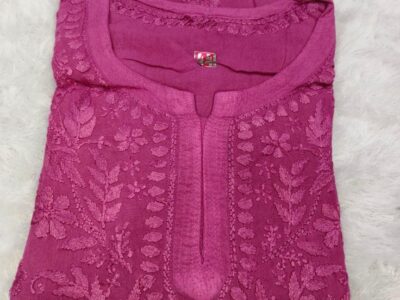 Rayon chikankari kurtis Rs1200/-