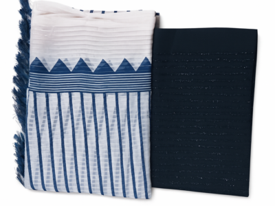 Popcorn saree with blouse