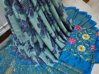 Hanvi work saree for sale