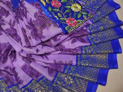 Hanvi work saree for sale