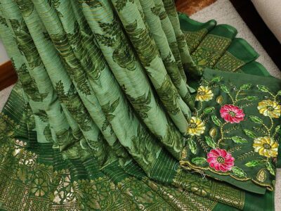 Hanvi work saree for sale