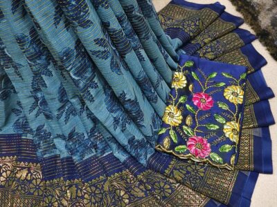 Hanvi work saree for sale