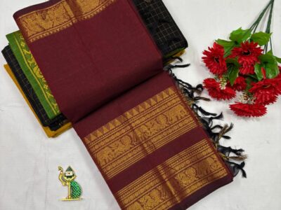 Kanchi cotton saree