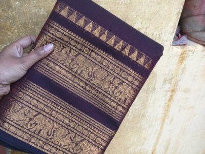 Kanchi cotton saree