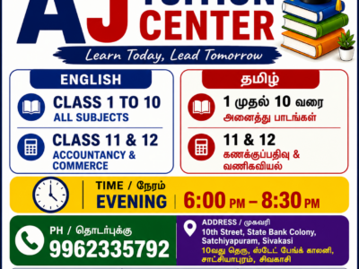 Accountancy and commerce tution for 11th and 12th std